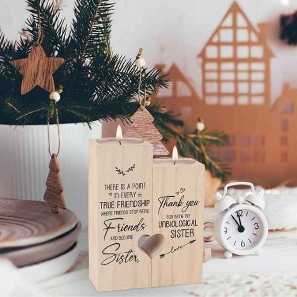 Women Thank You for Being My Un biological Sister Friendship Candle - Picture 2 of 5